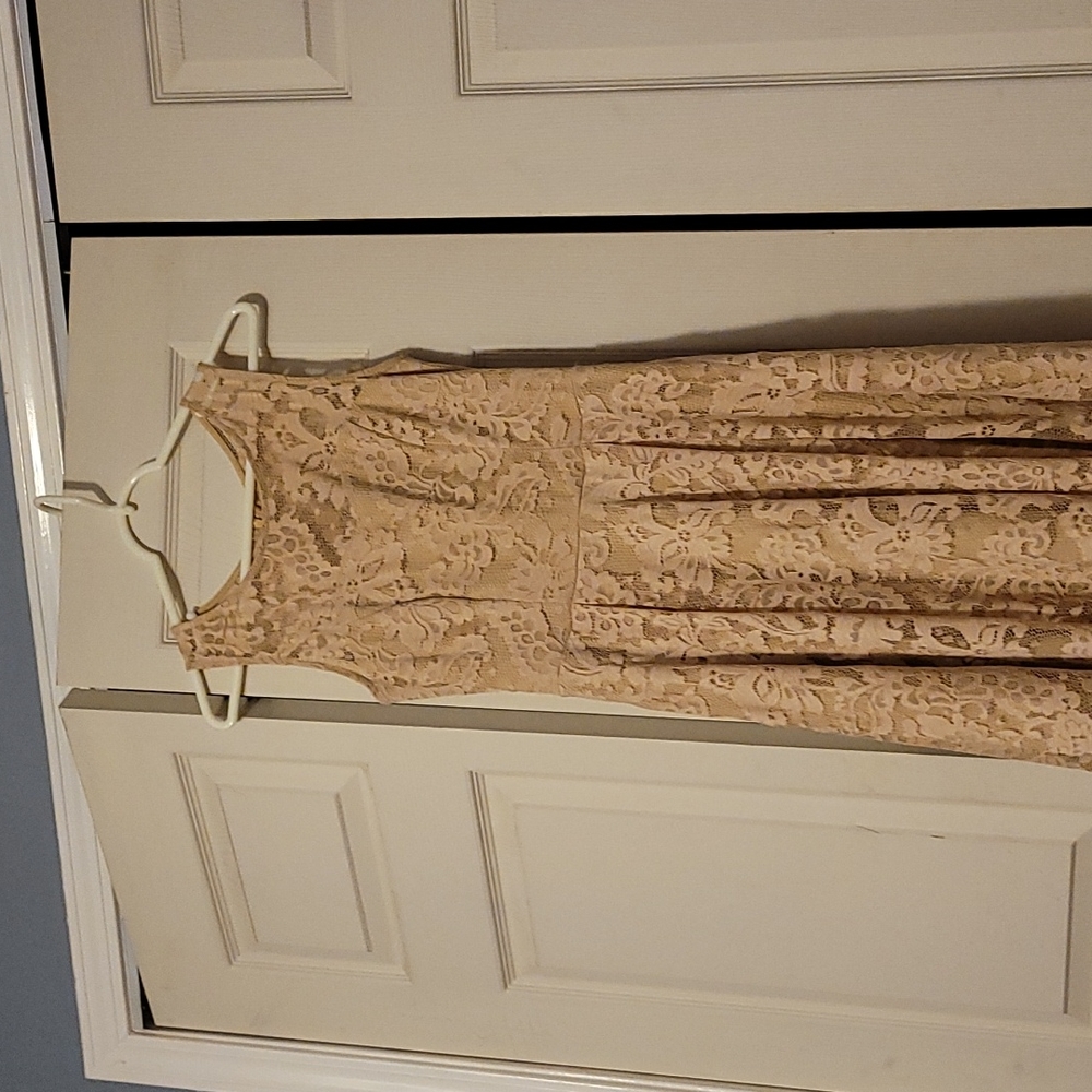 Muadress, small, formal dress, worn once, paid $150